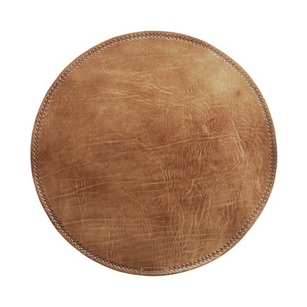 PLACE MAT | LEATHER | BROWN