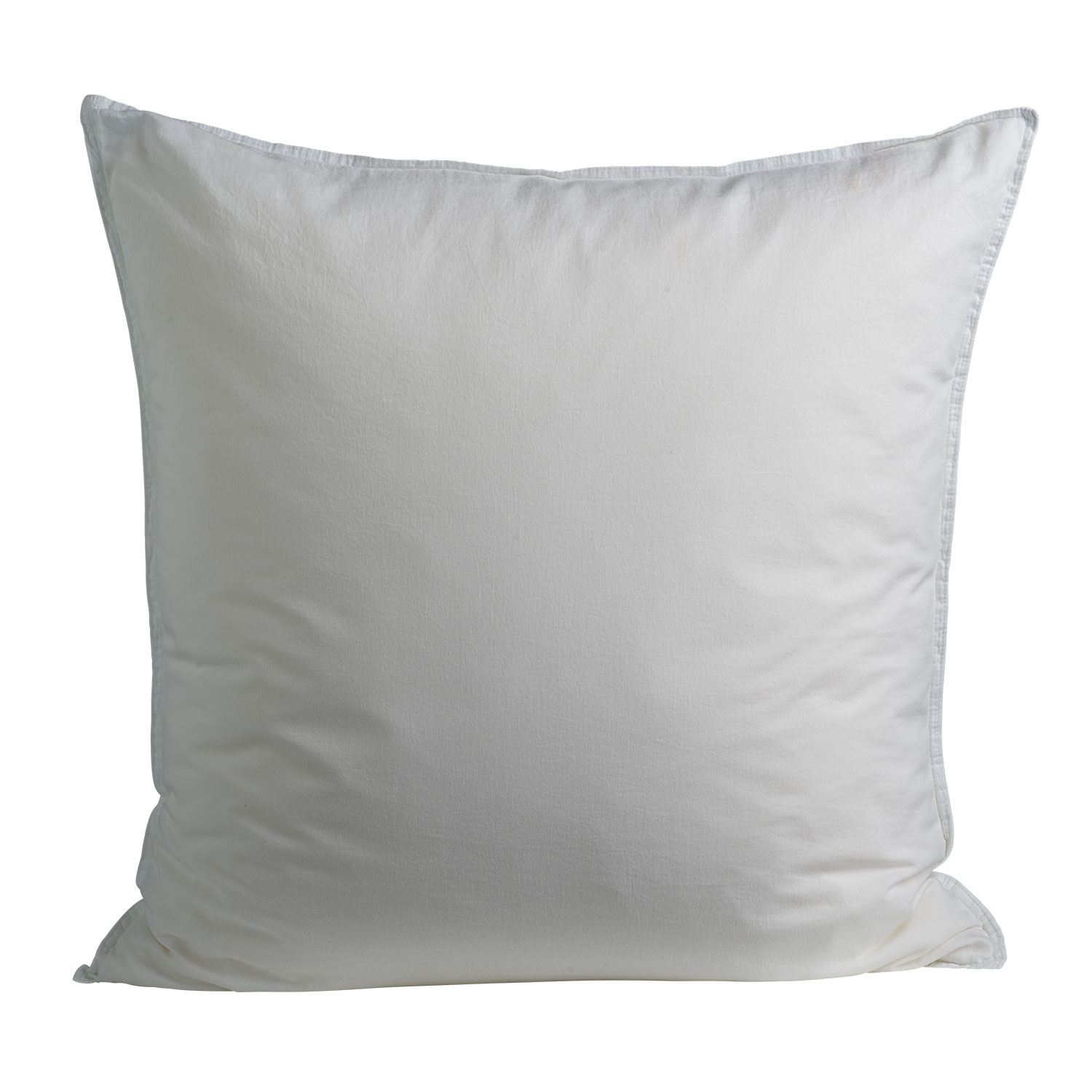 Satin pillow cover in white Products Tine K Home