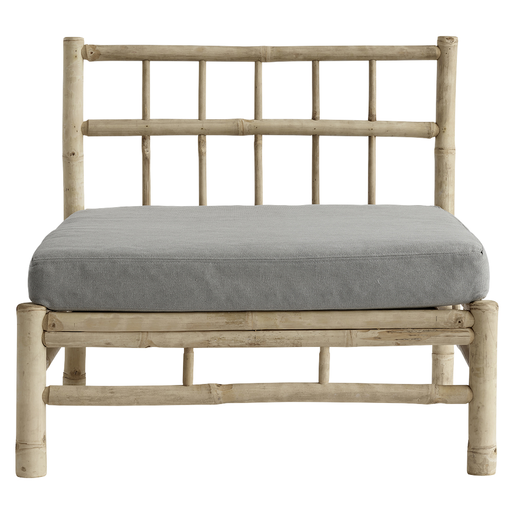 Bamboo Lounge Module With Grey Cushion Products Tine K Home