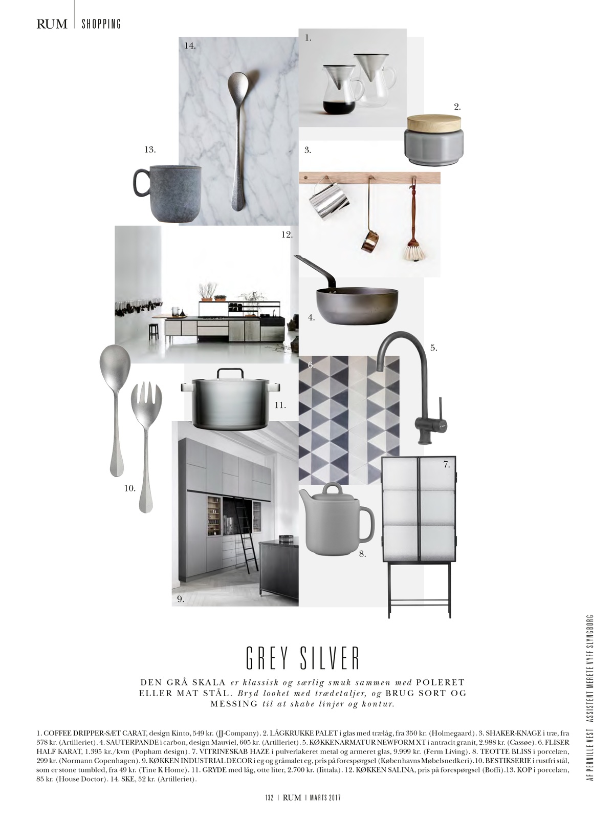 tinekhome CUT salad set in the Danish Interior magazine RUM