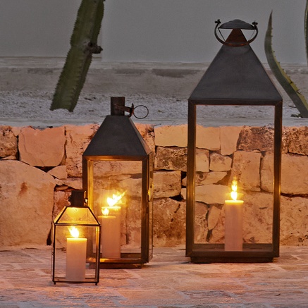 LANTERN | TIN | H 65 CM