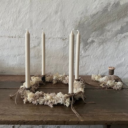 DECORATIVE MOSS | CREAM | APPROX. 120 G