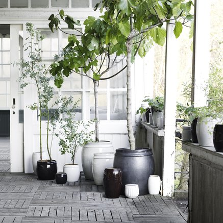 KRUKKE XL | GLASERET | SÆT AF 2