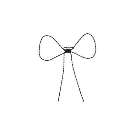 CHRISTMAS BOW | OXIDISED BRASS | H 18 CM