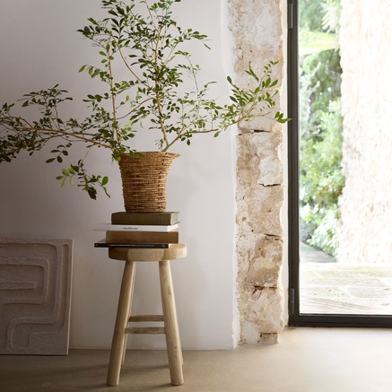 TABURET | TEAK | H 50 CM