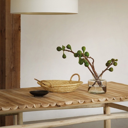 BASKET | PALM LEAVES | 35 CM