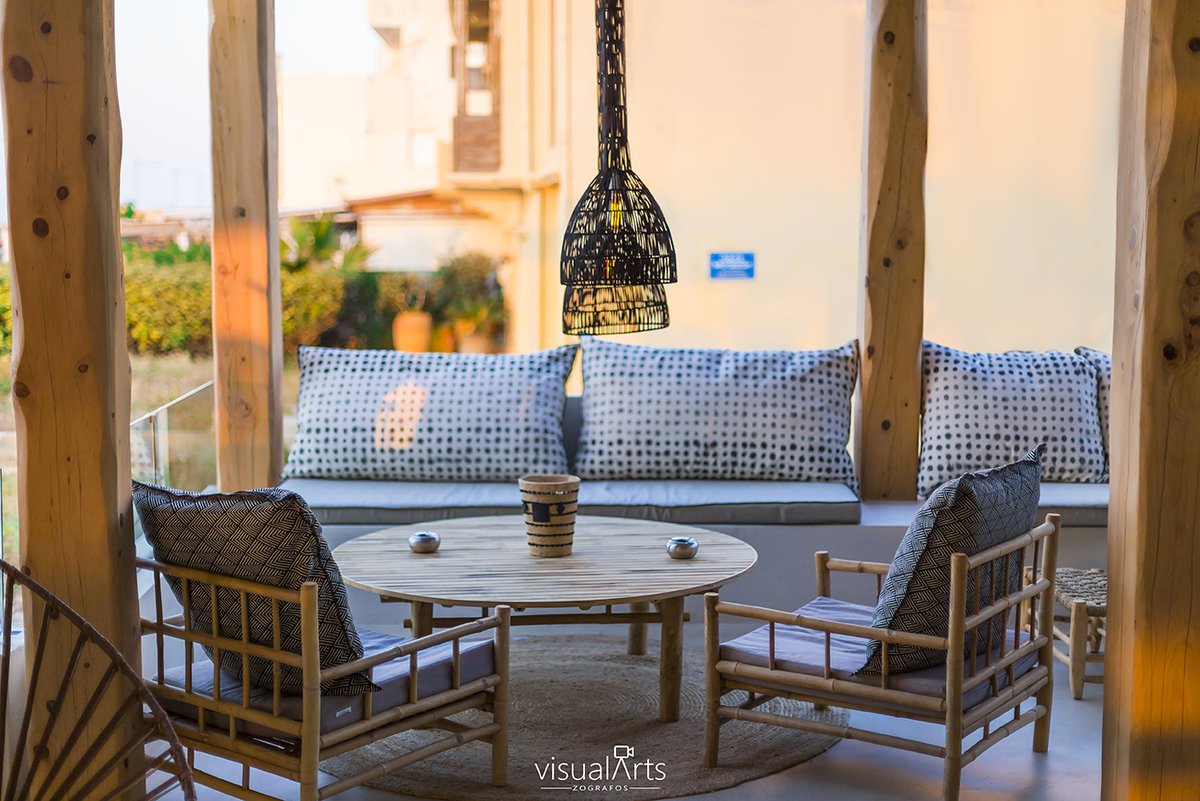 tinekhome bamboo furniture at Kai Seaside Crete