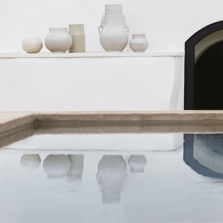 MAROKKANSK VASE | LER | 24 CM