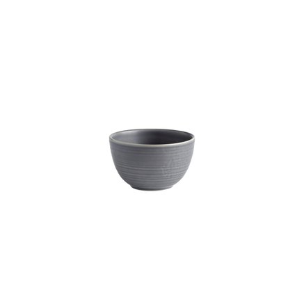Bowl, matt glazed stoneware, dia 10xH6,5 cm, grey