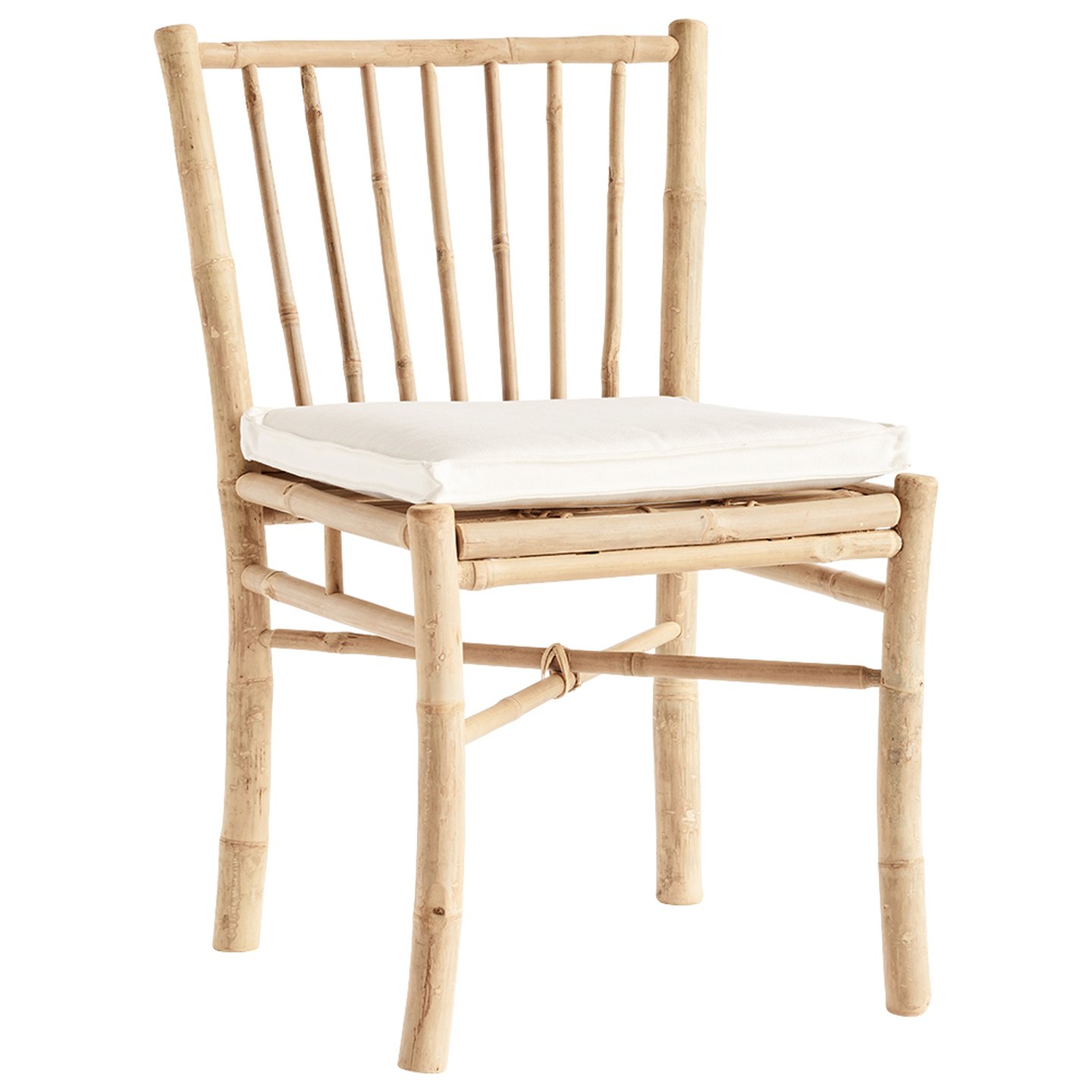 BAMBOO DINING CHAIR | WHITE CUSHION | Products | Tine K Home