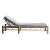 BAMBOO SUNBED | GREY MATTRESS