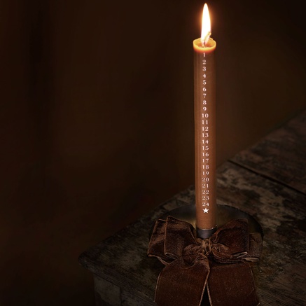 CHRISTMAS CANDLE | HAZEL | 30 CM
