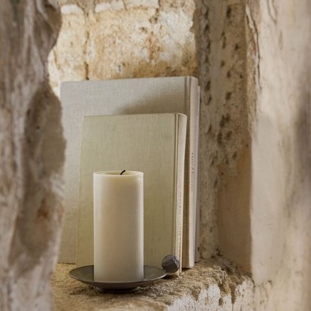 CANDLE | STEARIN | H 15 CM