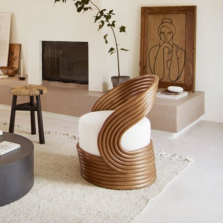 CHAIR | RATTAN | H 71 CM