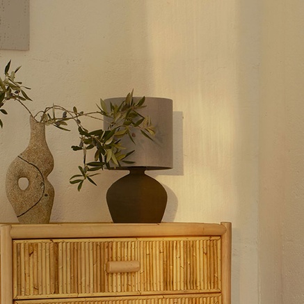 LAMP | CLAY | H 24 CM