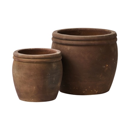 POT | CLAY | SET OF 2