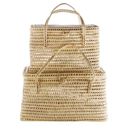 BASKET | STRAW | SET OF 2