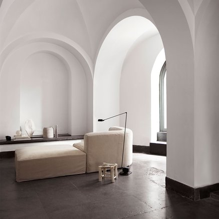 POUF MODULE | MOSS SAND | 100 cm