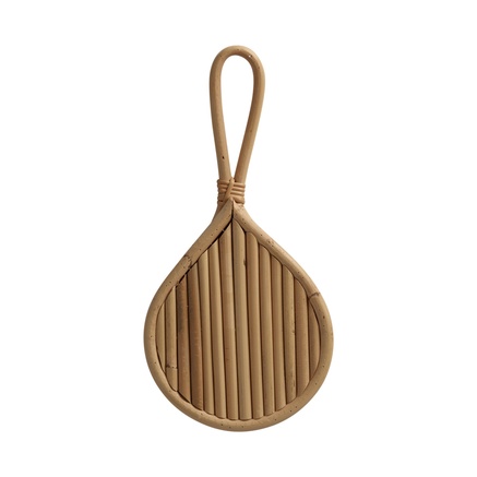 HAND MIRROR | RATTAN | DROP