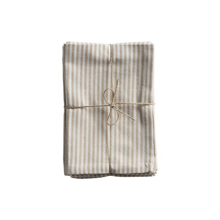 STOFSERVIETTER | GENANVENDT BOMULD | 4 STK