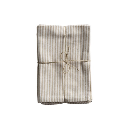 STOFSERVIETTER | GENANVENDT BOMULD | 4 STK