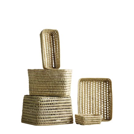 BASKET | STRAW | SET OF 2