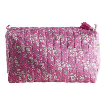 Toilet bag in Liberty fabric, pink