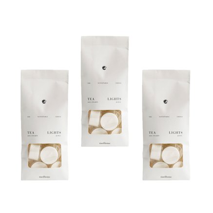 TEALIGHT CANDLE | WHITE | 3-PACK W. 20 PCS.