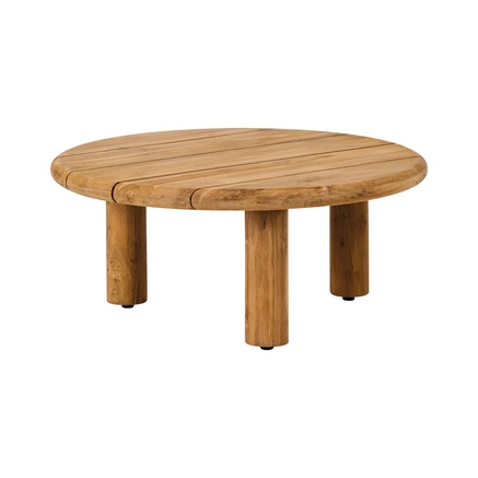 LOUNGE TABLE | RECYCLED TEAK | Ø 70 X H 30 CM