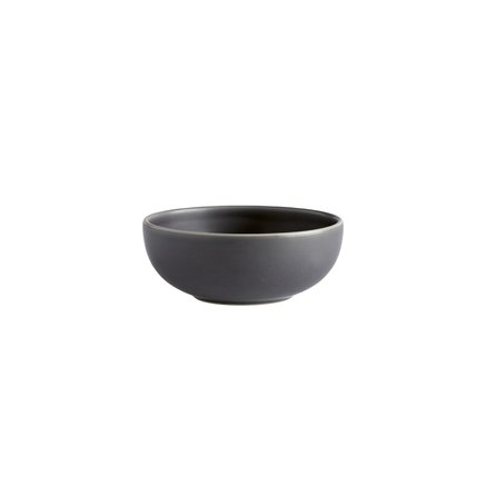 Bowl, matt glazed stoneware, dia 17x 6,5 cm, grey