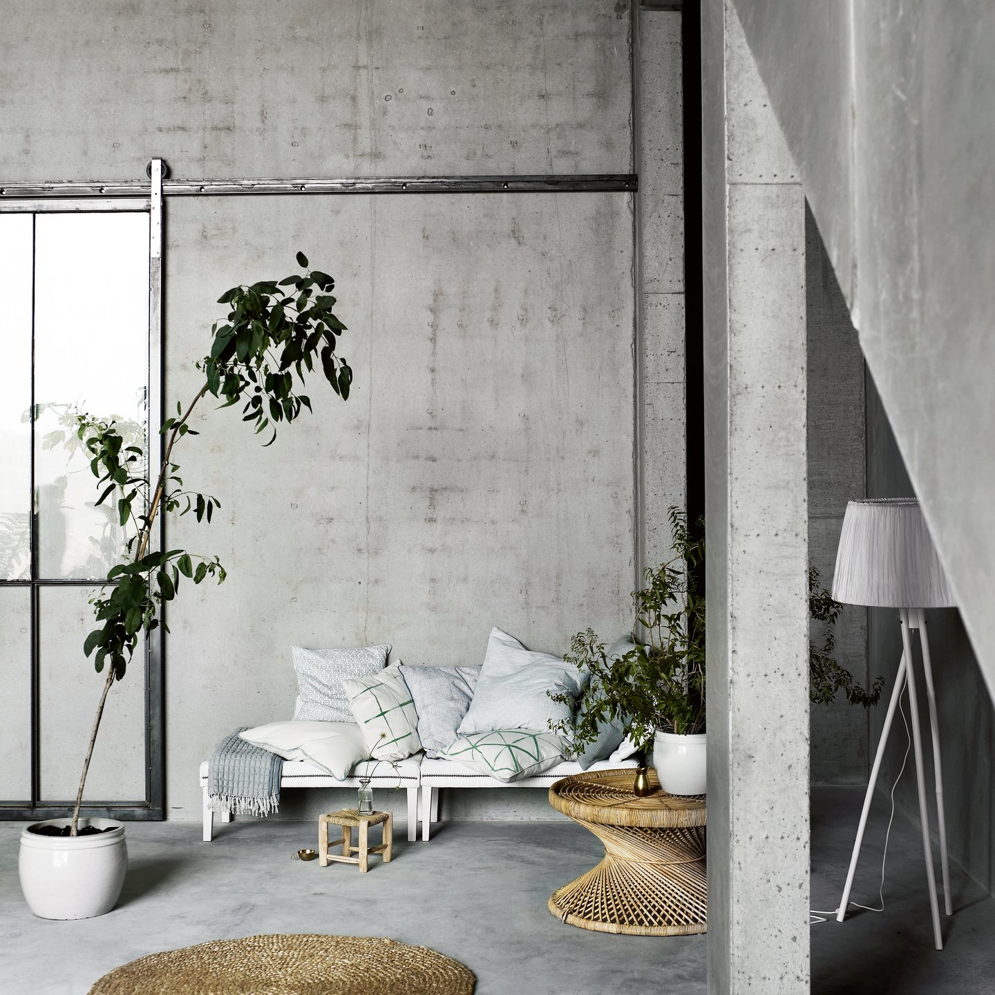 Carpet in jute/hemp, 180 cm Products Tine K Home