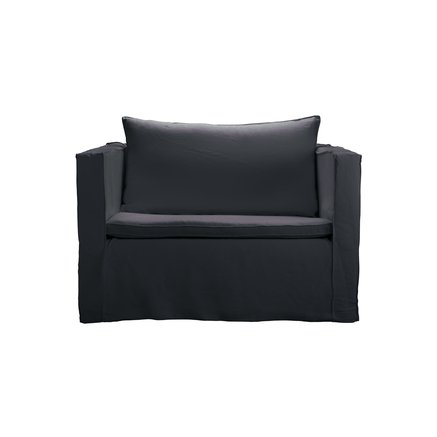 Betræk til lænestol, velour, phantom