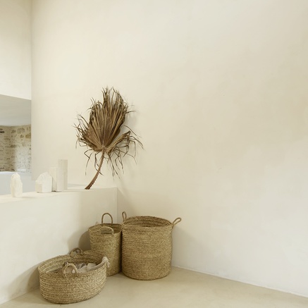 BASKET | PALM LEAVES | 60 CM