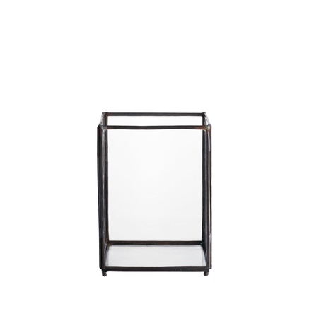 ÅBEN LANTERNE | JERN | H 21 CM