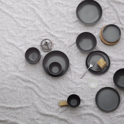 BOWL | GLAZED STONEWEAR | 32 CM