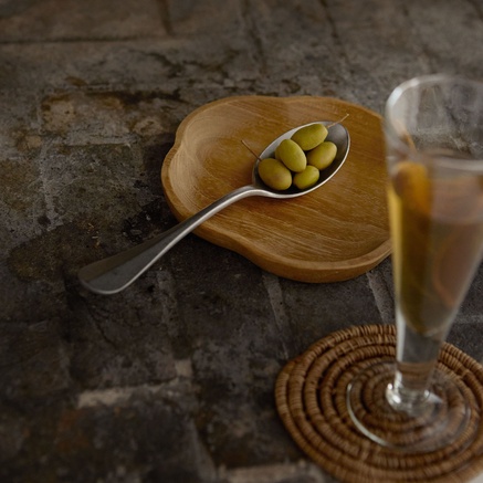 PLATE | TEAK | Ø 16 CM