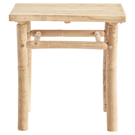 Bamboo lounge table, 45x45xH45, natural