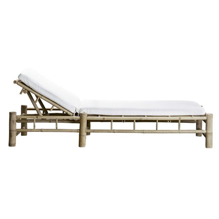 BAMBOO SUNBED | WHITE MATTRESS