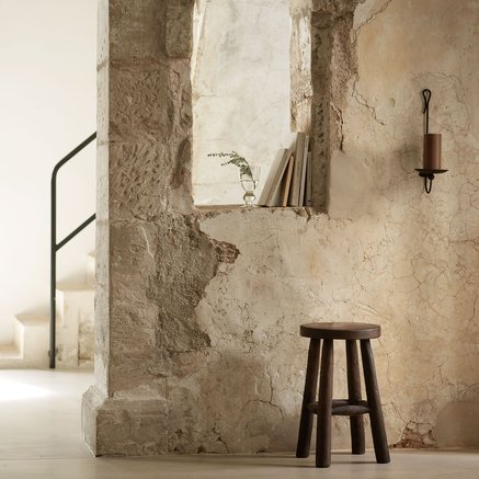 STOOL | TEAK | H 50 CM