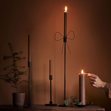 CHRISTMAS BOW | OXIDISED BRASS | H 18 CM