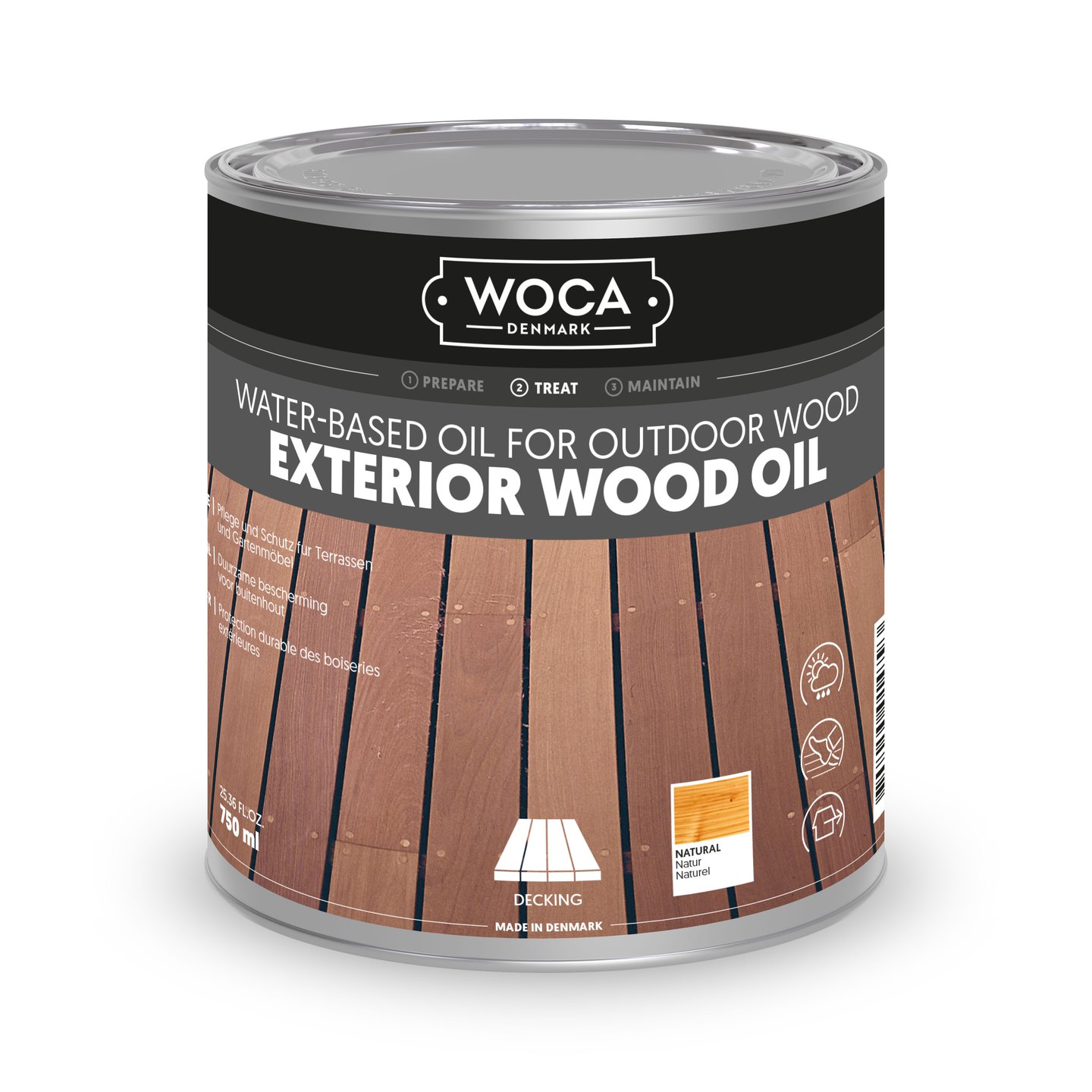 WOCA EXTERIOR WOOD OIL 750 ML Products Tine K Home
