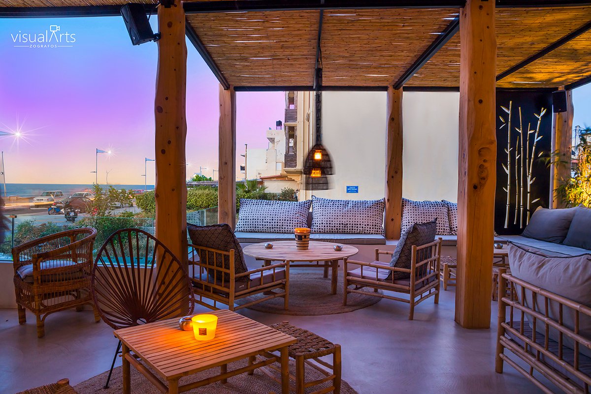 tinekhome bamboo furniture at Kai Seaside Crete