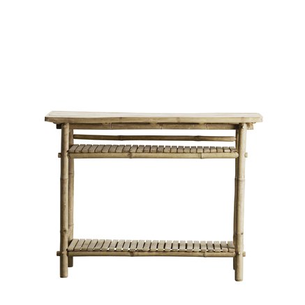 Bamboo console table 90x37xH76, nature