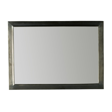 MIRROR | OXIDISED BRASS | 70 CM