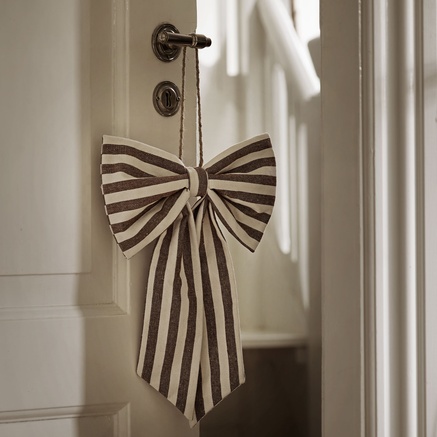CHRISTMAS BOW | RECYCLED COTTON | H 28 CM
