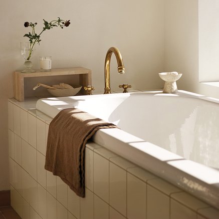 SHELF | TRAVERTINE | 40 CM