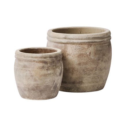 POT | CLAY | SET OF 2