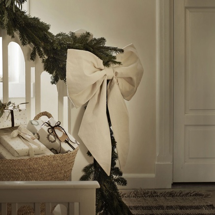 CHRISTMAS BOW | COTTON | 60 X 40  CM