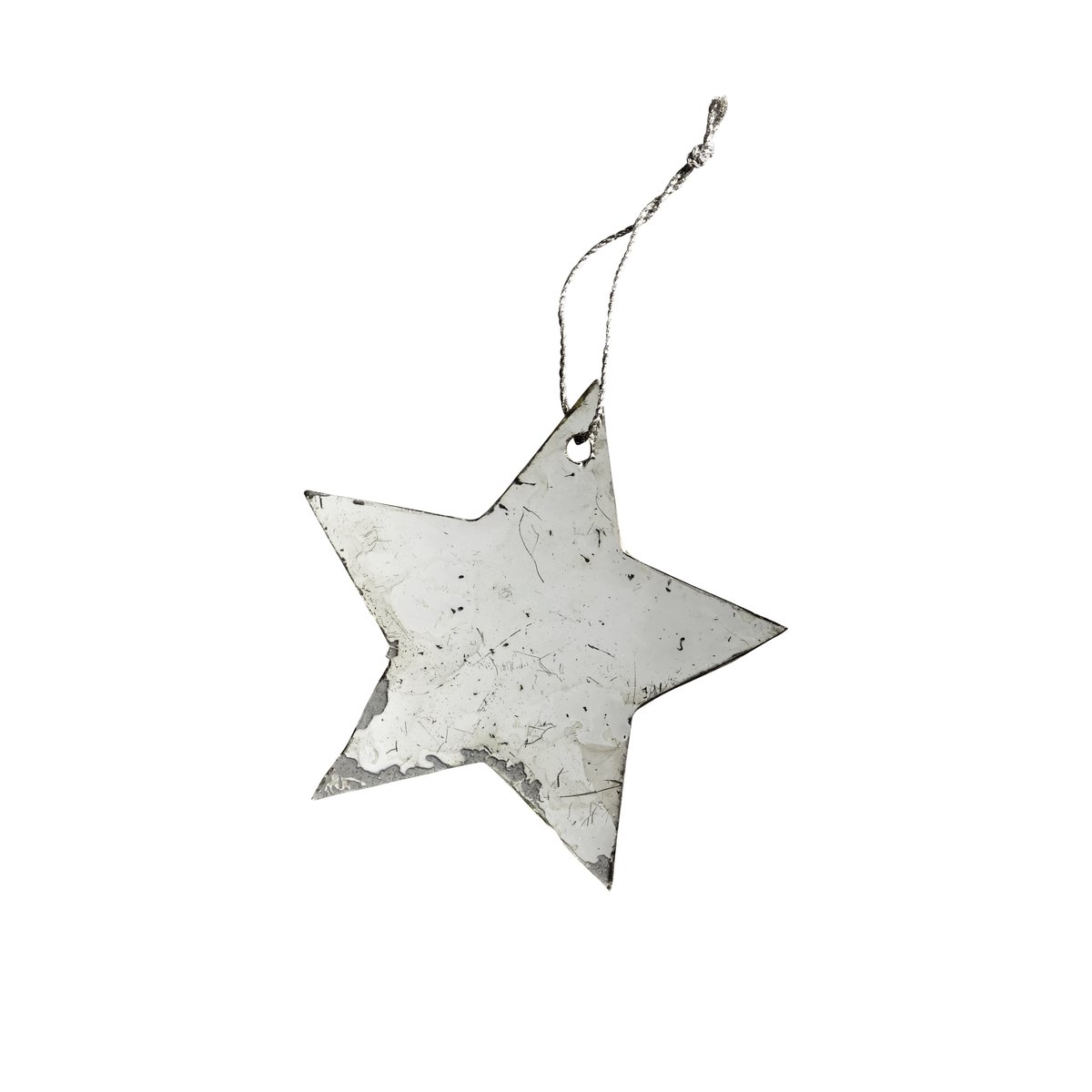 Small mirror star for hanging