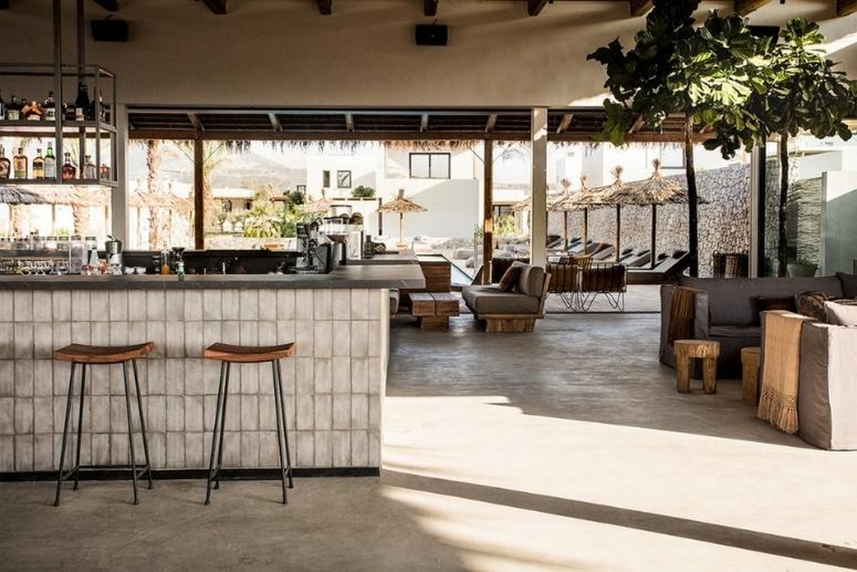 tinekhome furniture and jar pots at casa cook kos